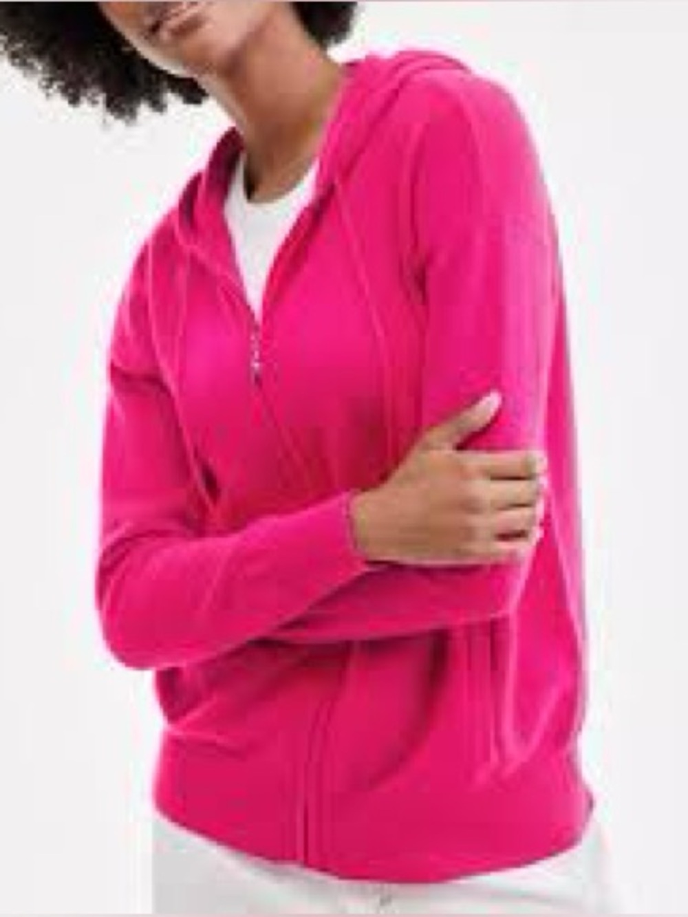 Charter Club Women's Vibrant Pink Cashmere V-Neck Sweater